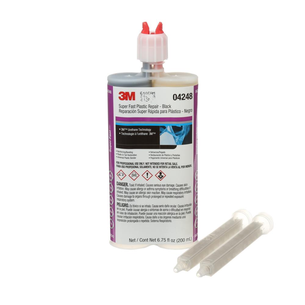 3M™ Super Fast Repair Adhesive, 04248, 6.8 fl. oz. (200 ml), black