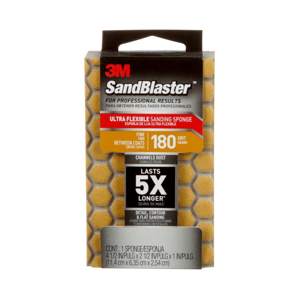 3M™ SandBlaster™ Ultra Flexible Sanding Sponge 20907-180-UFS