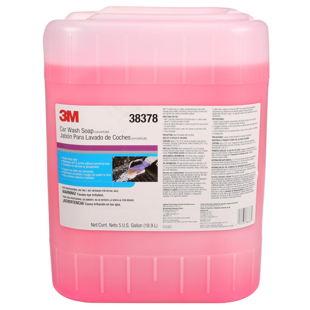 3M™ Car Wash Soap, 38378, 5 gal (18.92 L)