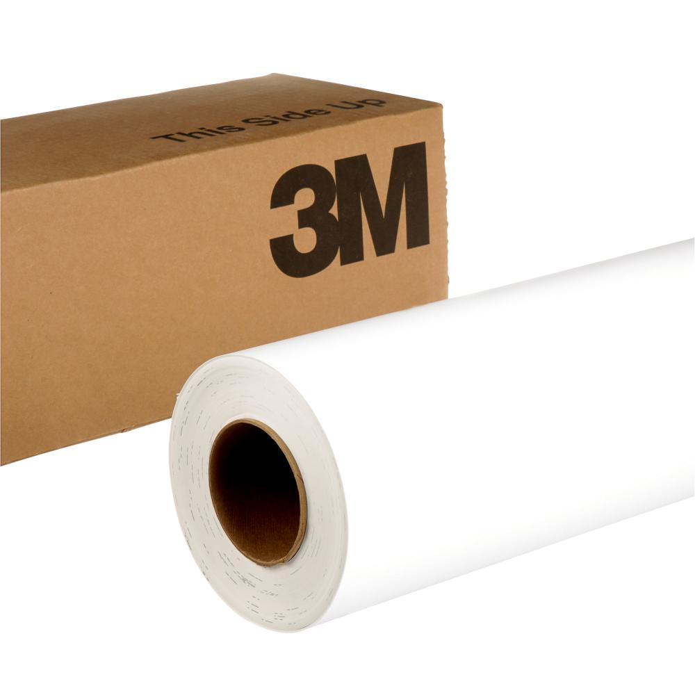 3M™ Controltac™ Graphic Film, IJ180-10, white, 60 in x 100 yd (152.4 cm x 91.4 m)