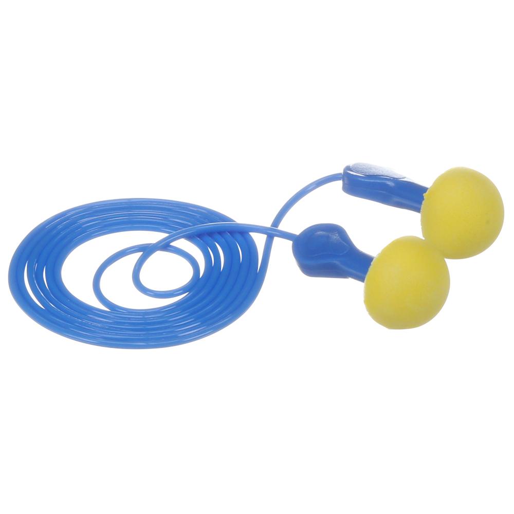 3M™ E-A-R™ Express Pod Plugs Earplugs, 311-1114, yellow/blue, corded