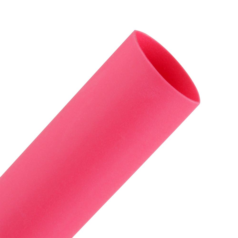 3M™ Heat Shrink Thin-Wall Tubing, FP-301, red, 3/8 in (0.95 cm) bulk spool