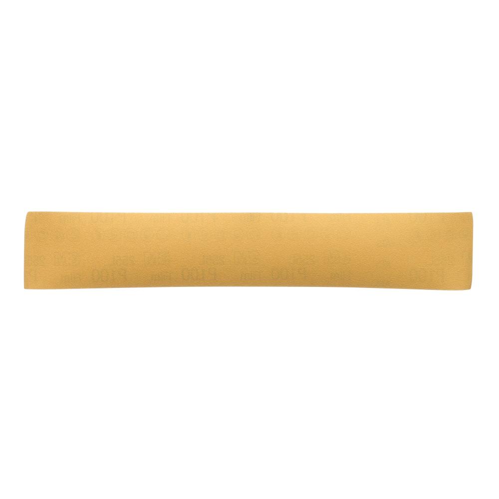 3M™ Hookit™ Gold Film Sheet, 255L, P100, 2 3/4 in x 16 in (69.9 mm x 406.4 mm)