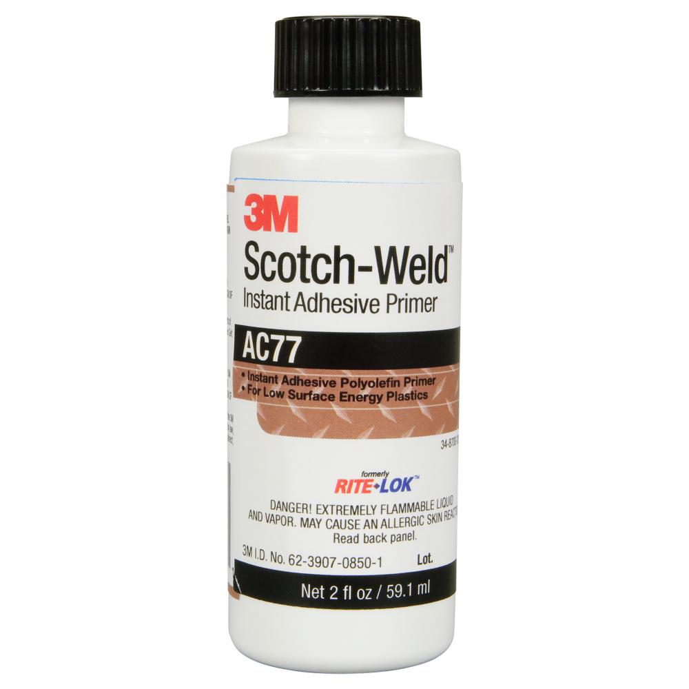 3M™ Scotch-Weld™ Instant Adhesive Primer, AC77, clear, 2 fl. oz. (59.1 ml)