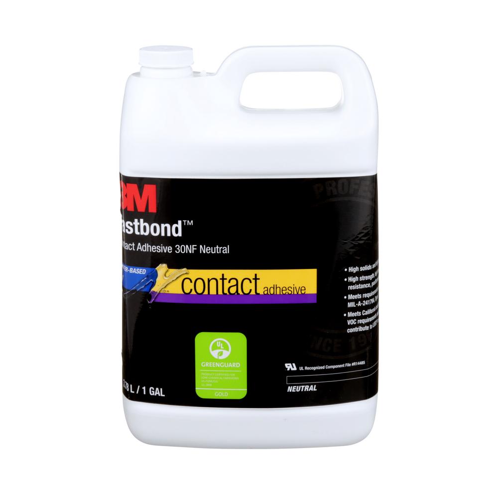 3M™ Fastbond™ Contact Adhesive, 30NF, neutral, 1 gal (3.8 L)