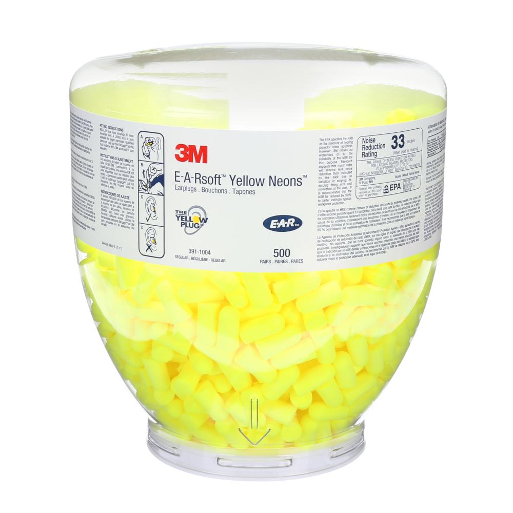 3M™ E-A-Rsoft Yellow Neons One Touch Refill, 391-1004, CSA Class AL, uncorded