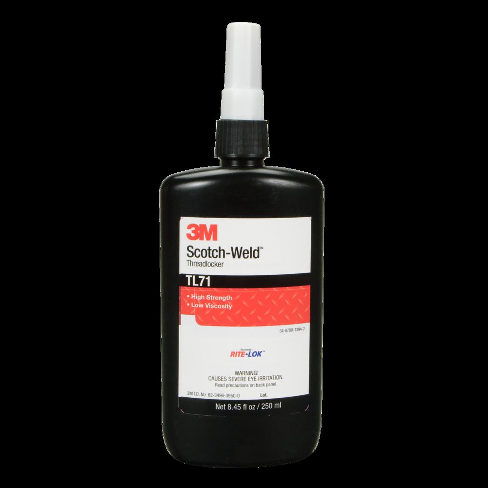 3M™ Scotch-Weld™ Threadlocker, TL71, red, 8.45 fl. oz. (250 ml)