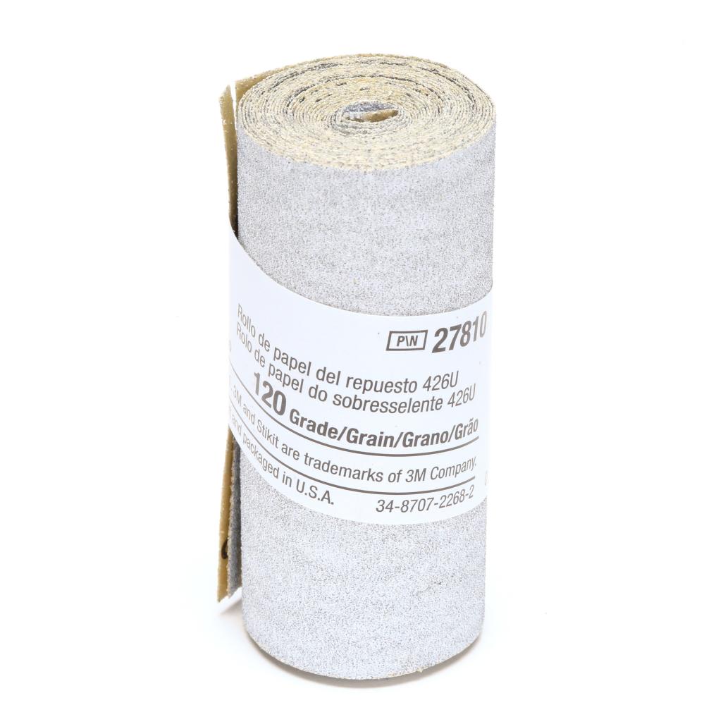 3M™ Stikit™ Paper Roll, 426U, grade 120, 2 1/2 in x 70 in (63.5 mm x 1.78 m)