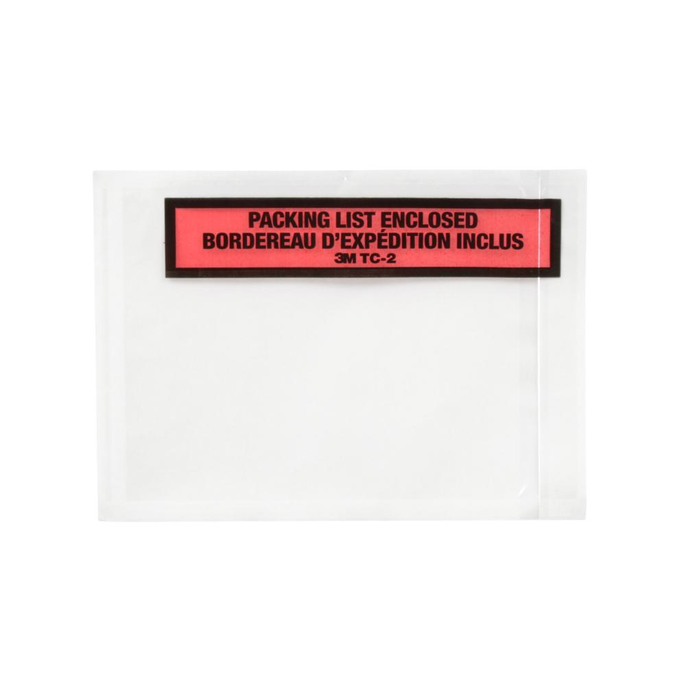 3M™ Packing List Envelope TC-2, Bilingual, 4 1/2 in x 6 in, 1000 per case