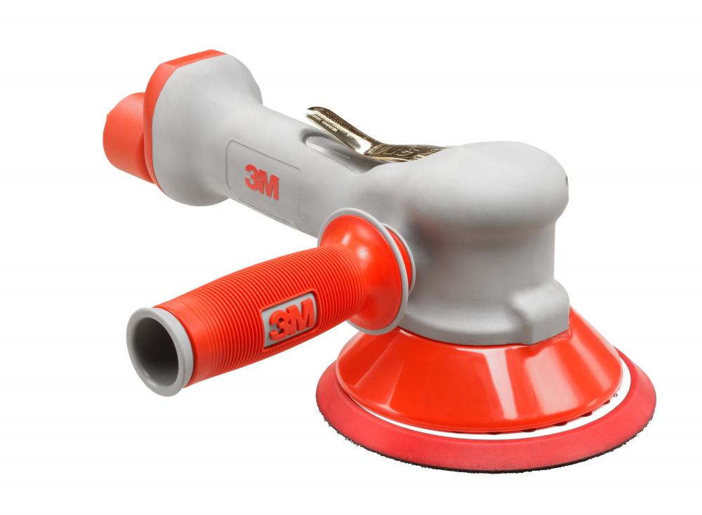 3M™ Elite Random Orbital Sander, 28337, red-grey, central-vacuum-ready/non-vacuum