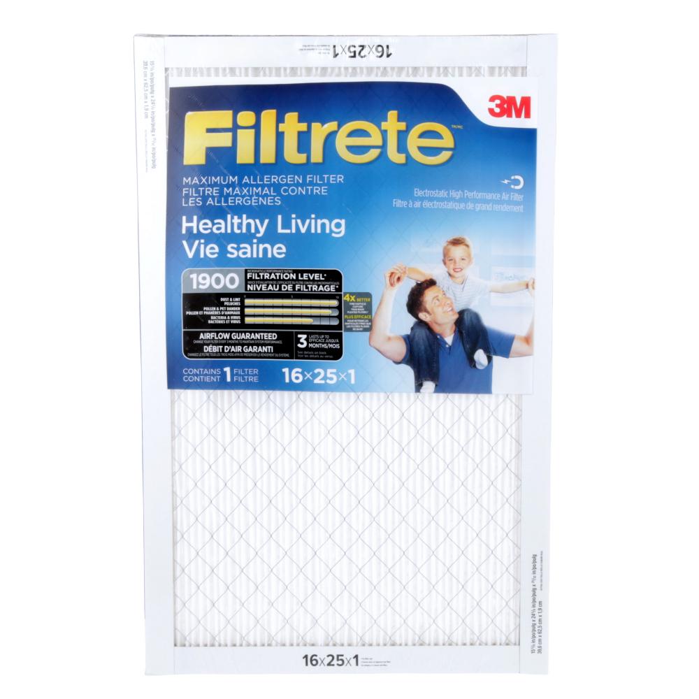 Filtrete MPR 1900 Premium Allergen, Bacteria & Virus Air Filters