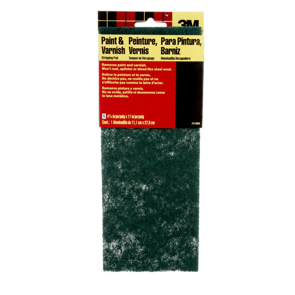 3M™ Hand Sanding Stripping Pad, 4.375 in x 11 in, Green, Coarse Grit, 1/Pack