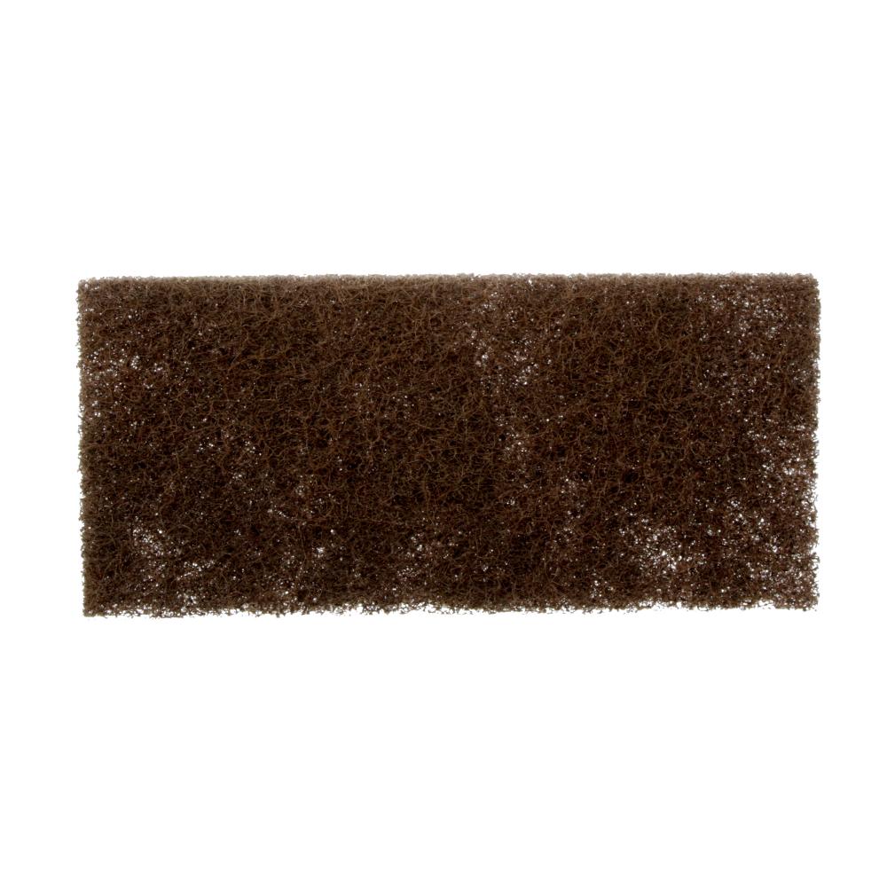 3M™ Doodlebug™ Brown Scrub &#39;n Strip Pad, 8541, 118 mm x 254 mm (4.625 in x 10 in)