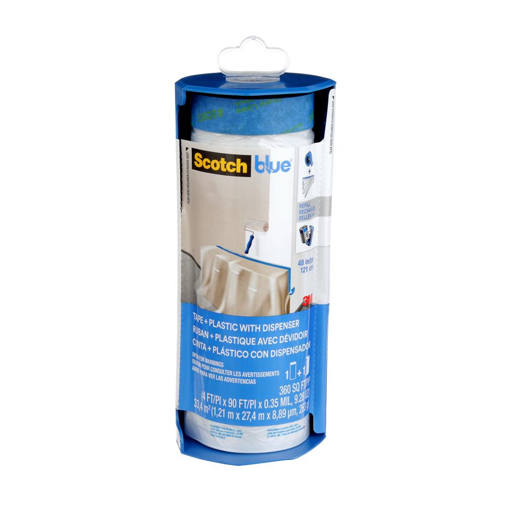 ScotchBlue™ Pre-Taped Painter&#39;s Plastic PTD2093EL-48-S