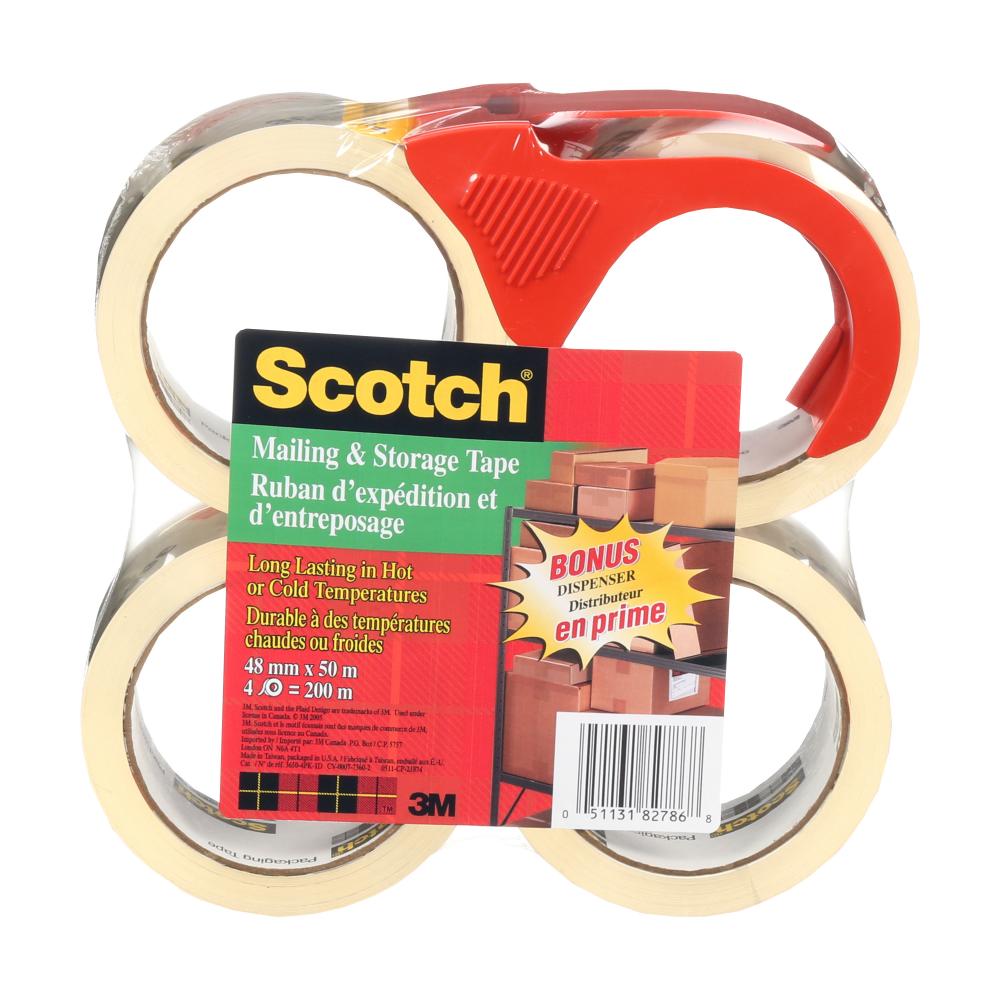 Scotch® Mailing and Storage Packaging Tape