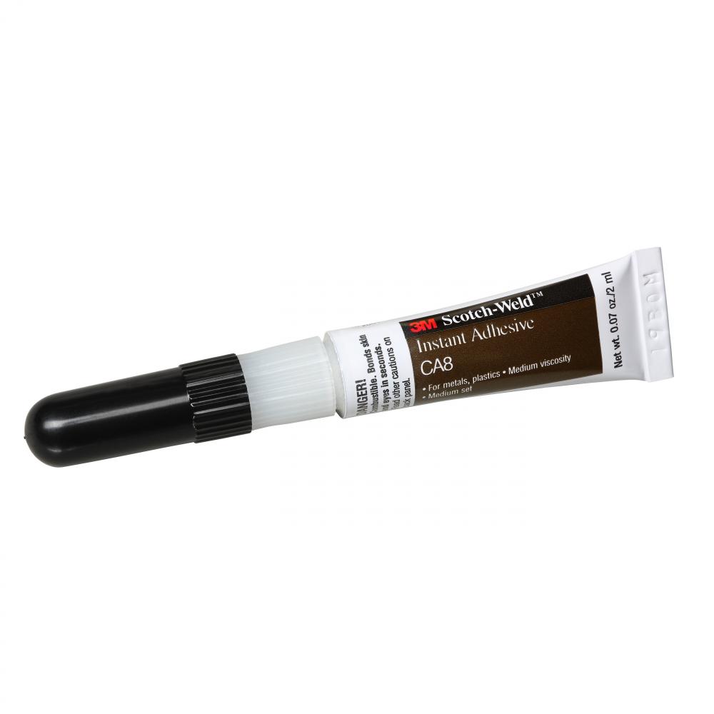 3M™ Scotch-Weld™ Instant Adhesive, CA8, clear, 0.07 oz. (2 g)