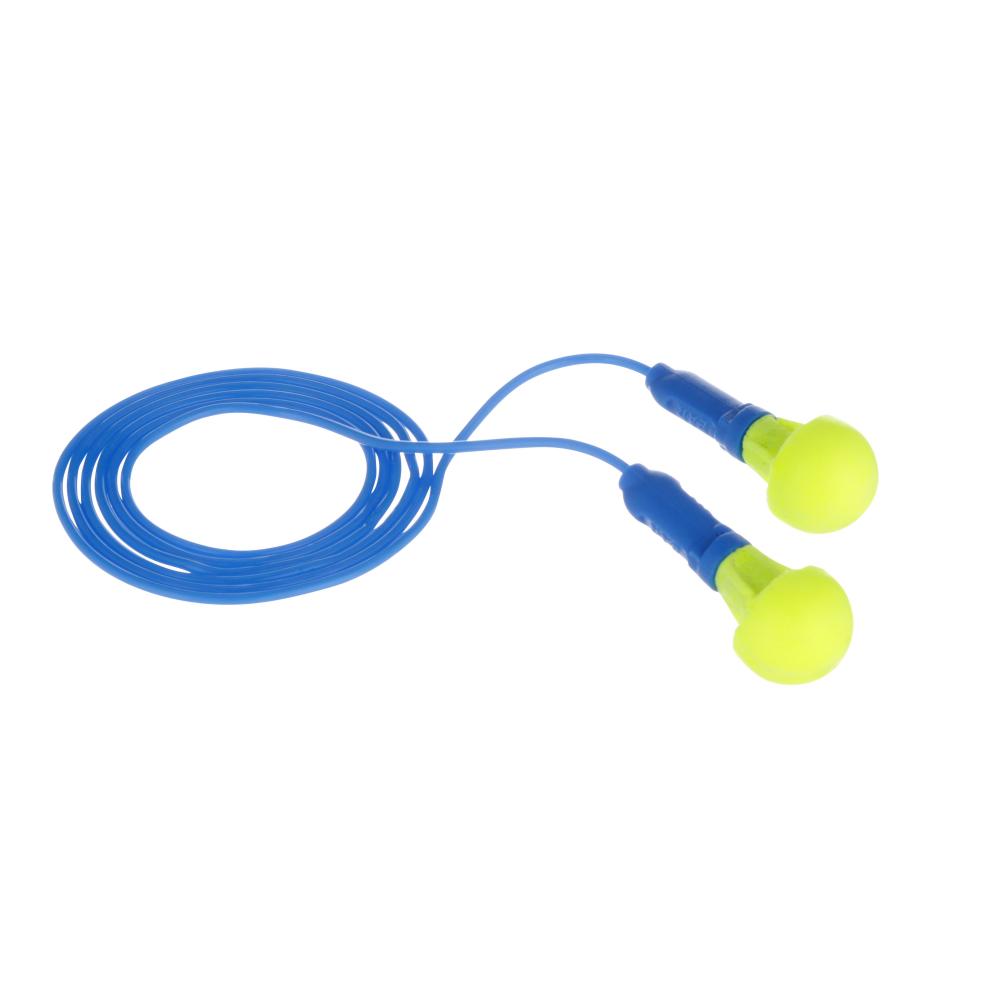 3M™ E-A-R™ Push-Ins Earplugs, 318-1005, yellow/blue, corded