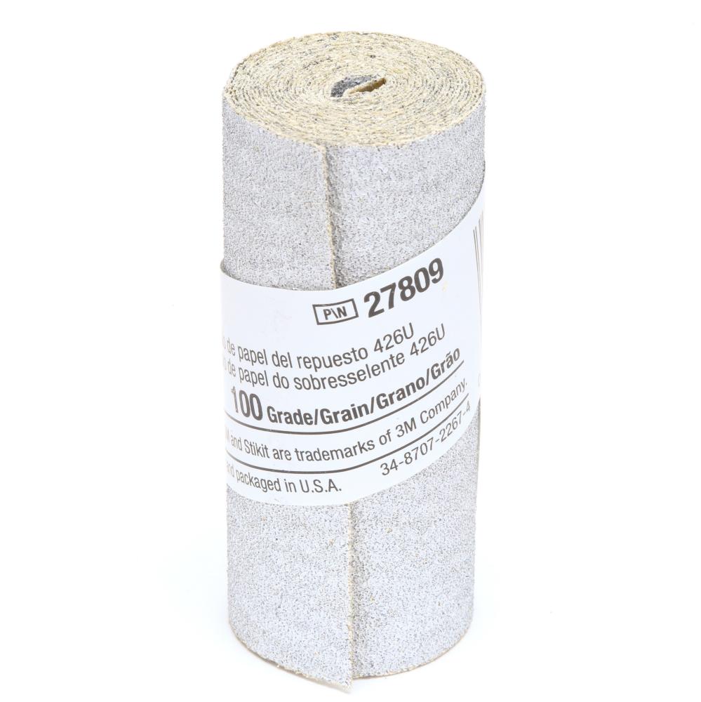 3M™ Stikit™ Paper Roll, 426U, grade 100, 2 1/2 in x 55 in (63.5 mm x 1.40 m)