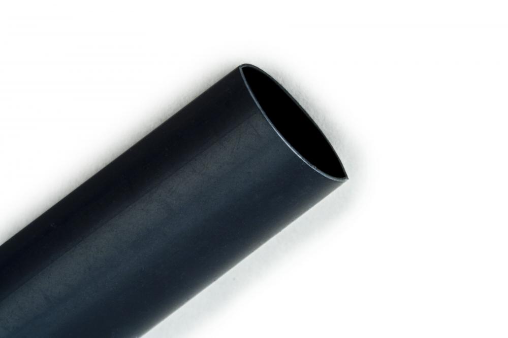 3M™ Heat Shrink Thin-Wall Tubing, FP-301VW, black, 3 in x 50 ft (7.62 cm x 15.24 m) spool