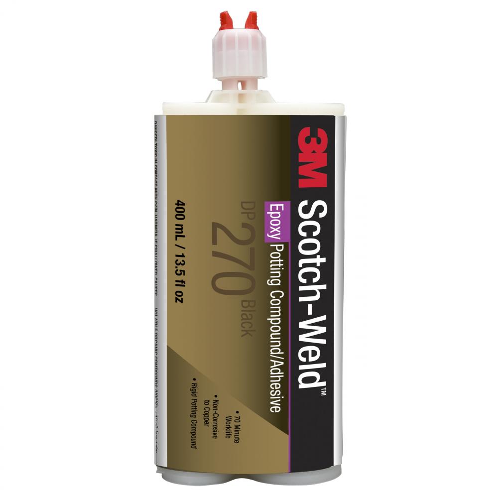 3M™ Scotch-Weld™ Epoxy Potting Compound, DP270, black, 13.52 fl. oz. (400 ml)