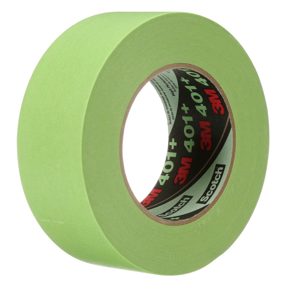 3M™ High Performance Green Masking Tape, 401+, 50.8 mm x 55 m