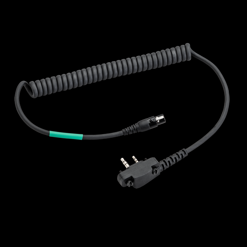 3M™ PELTOR™ FLX2 Cable FLX2-64, for Icom F34/F44/F1000 (2-pin with Mounting Screws)