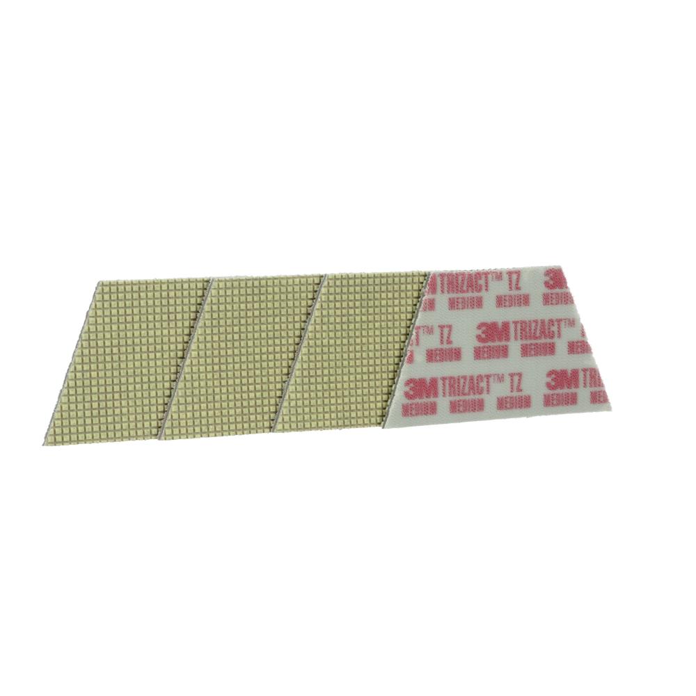 3M™ Trizact™ Diamond TZ Abrasive Pad F-TRIZACT-RED-TZ, Red, 4 EA/box, 4 boxes/case