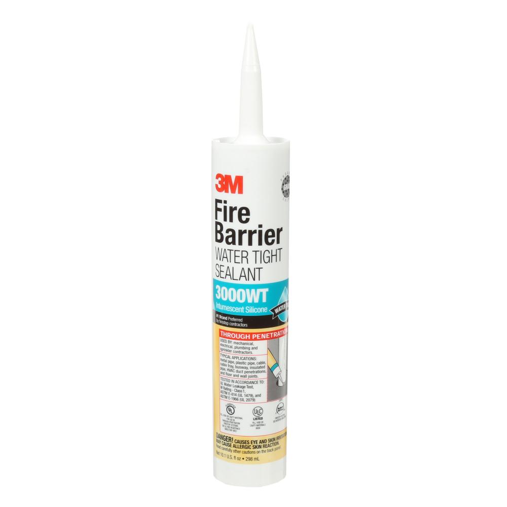 3M™ Fire Barrier Water Tight Sealant, 3000 WT, 10.1 fl. Oz (300 mL)