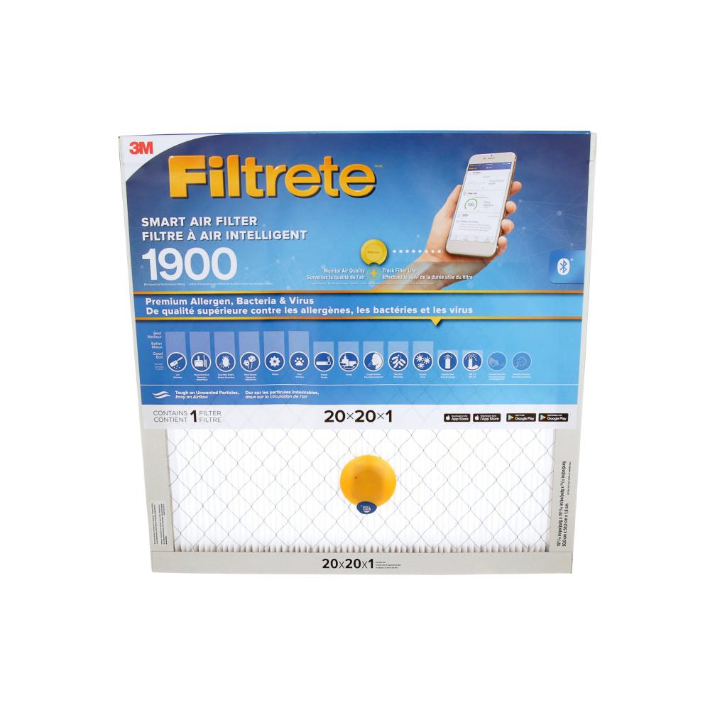 Filtrete Smart MPR 1900 Premium Allergen, Bacteria & Virus Air Filters