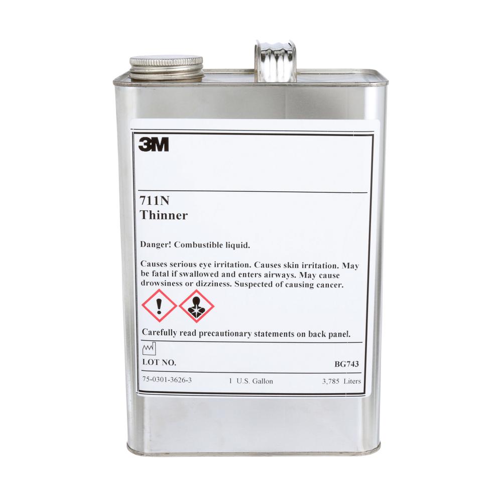 3M™ Transparent Process Colour Thinner, 711N, 1 gallon (3.8 L)