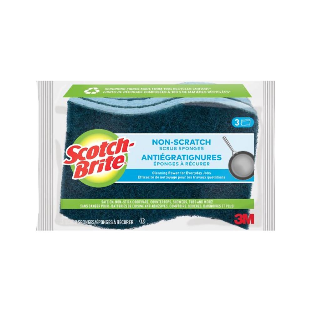 Scotch-Brite® Non-Scratch Scrub Sponge, 3/pack