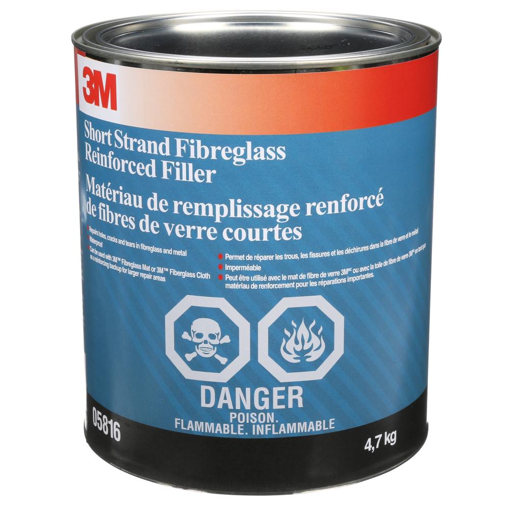 3M™ Short Strand Fibreglass Reinforced Filler, 05816, 10.34 lbs (4.7 kg)