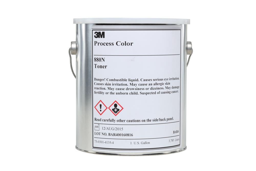 3M™ Transparent Process Colours, 887I, brown, 1 gallon (3.8 L)