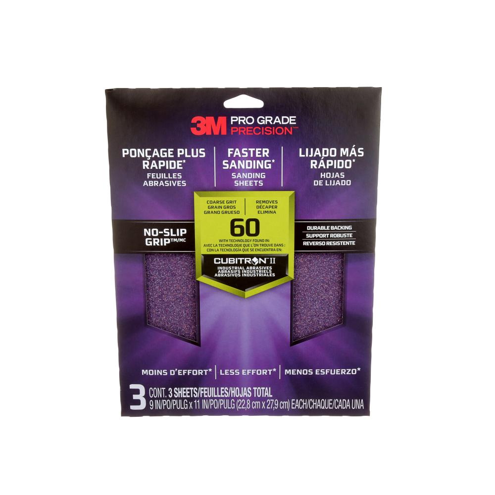 3M™ Pro Grade Precision™ Faster Sanding Sanding Sheets 26060TRI-3