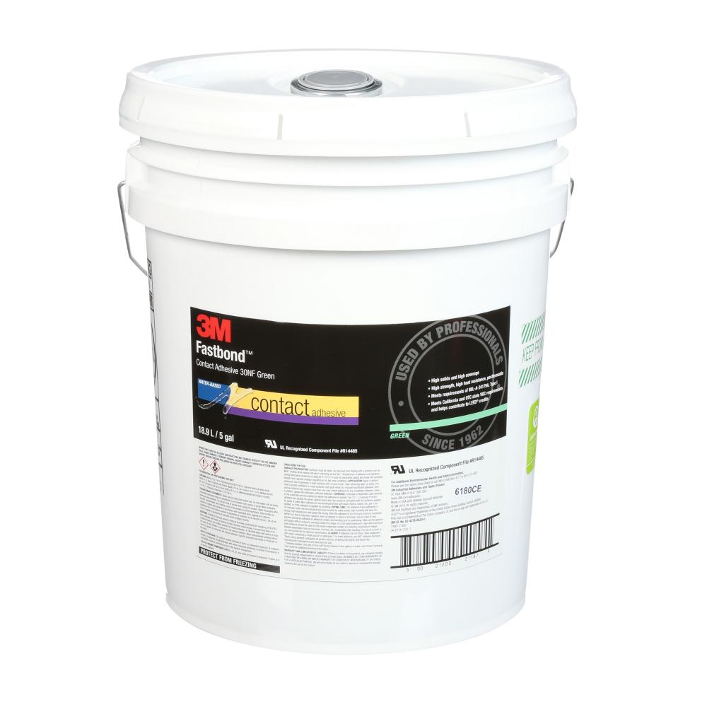 3M™ Fastbond™ Contact Adhesive, 30-5GAL-GRN, green, 5 gal (18.9 L)