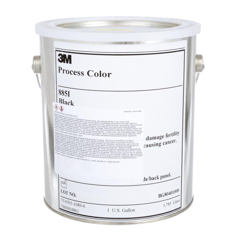 3M™ Transparent Process Colours, 885I, black, 1 gallon (3.8 L)