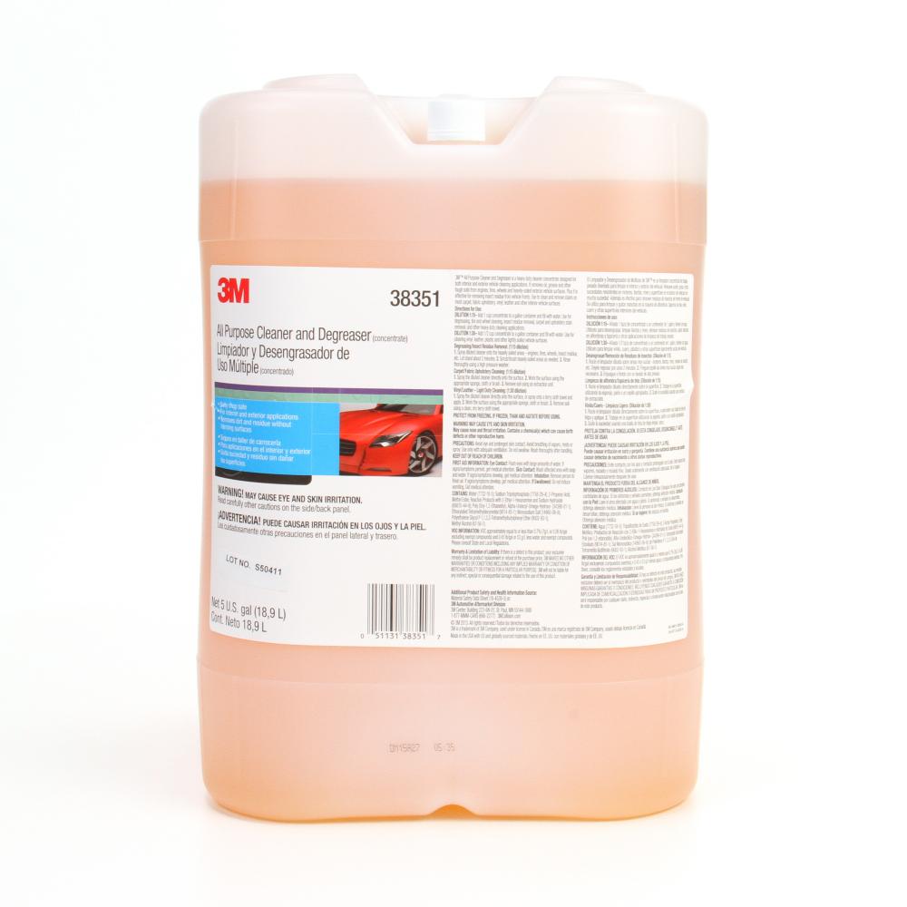 3M™ All Purpose Cleaner and Degreaser Concentrate, 38351, 5 gal (18.92 L)