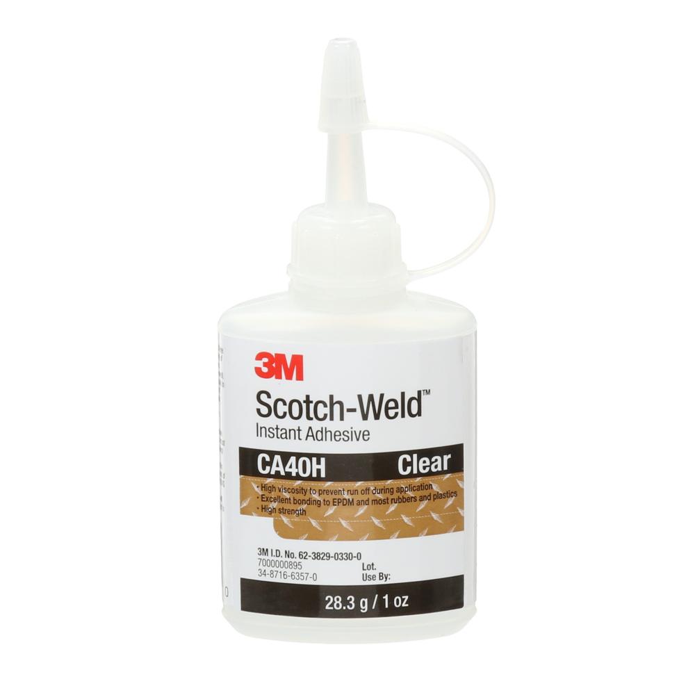 3M™ Scotch-Weld™ Instant Adhesive, CA40H, clear, 1 fl. oz. (29.57 ml)