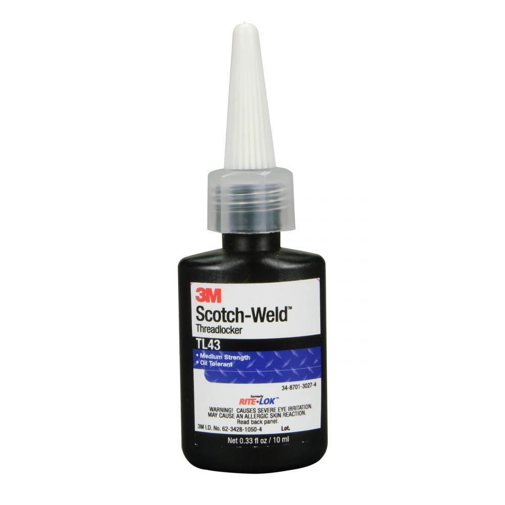 3M™ Scotch-Weld™ Threadlocker, TL43, blue, 0.33 fl. oz. (10 ml)