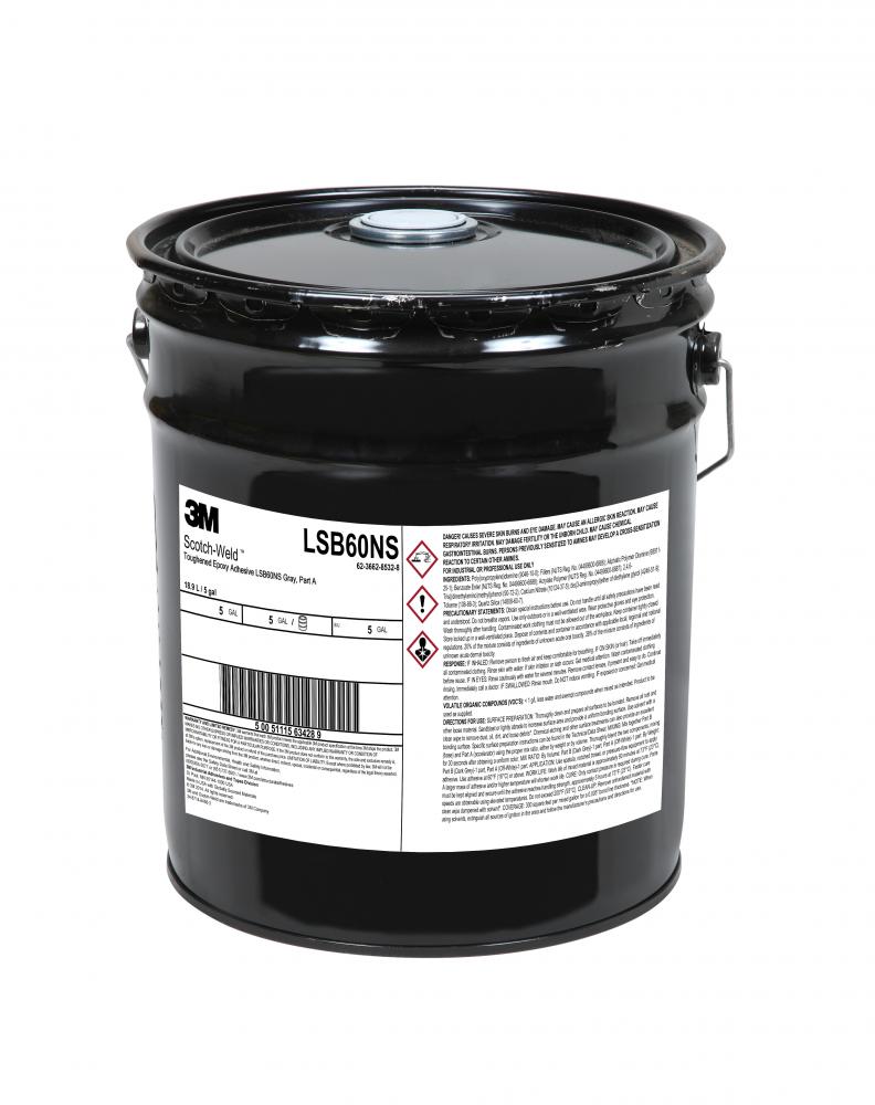 3M™ Scotch-Weld™ Epoxy Adhesive, LSB60NS, 5 gal. (19 L)