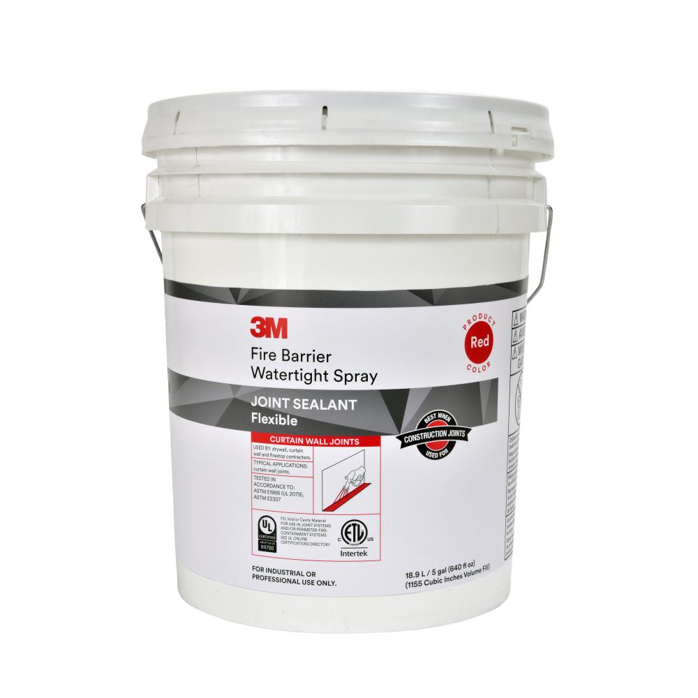 3M™ Fire Barrier Watertight Spray, red, 5 gallon (18.9 L) pail