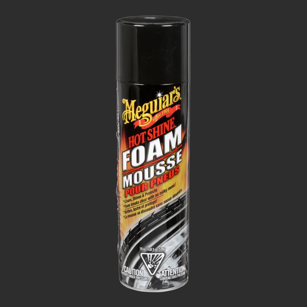 Meguiar’s® Hot Shine™ Tire Foam G13919C, 19 fl. oz. (562 ml), 6/Case