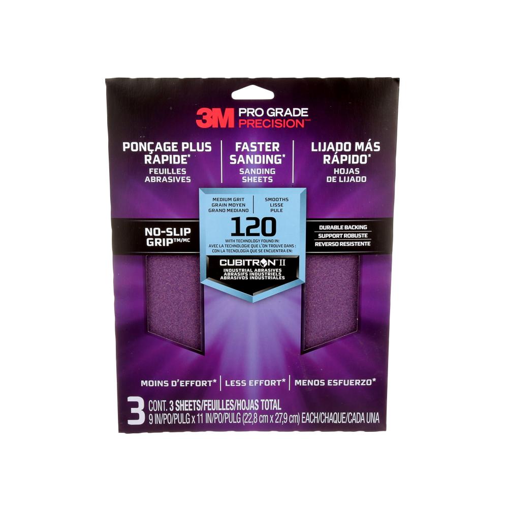 3M™ Pro Grade Precision™ Faster Sanding Sanding Sheets 26120TRI-3