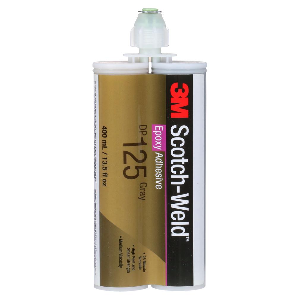 3M™ Scotch-Weld™ Epoxy Adhesive, DP125, grey, 13.52 fl. oz. (400 ml)