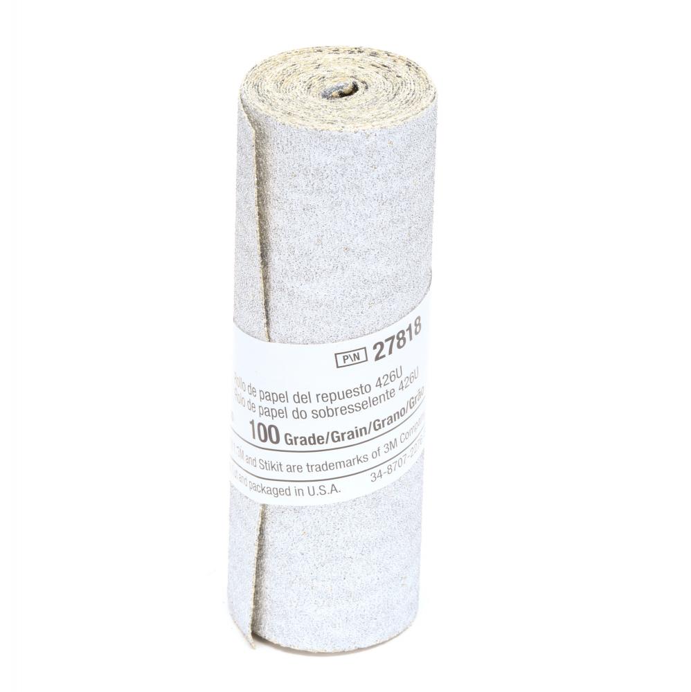 3M™ Stikit™ Paper Roll, 426U, grade 100, 3 1/4 in x 55 in (82.6 mm x 1.40 m)