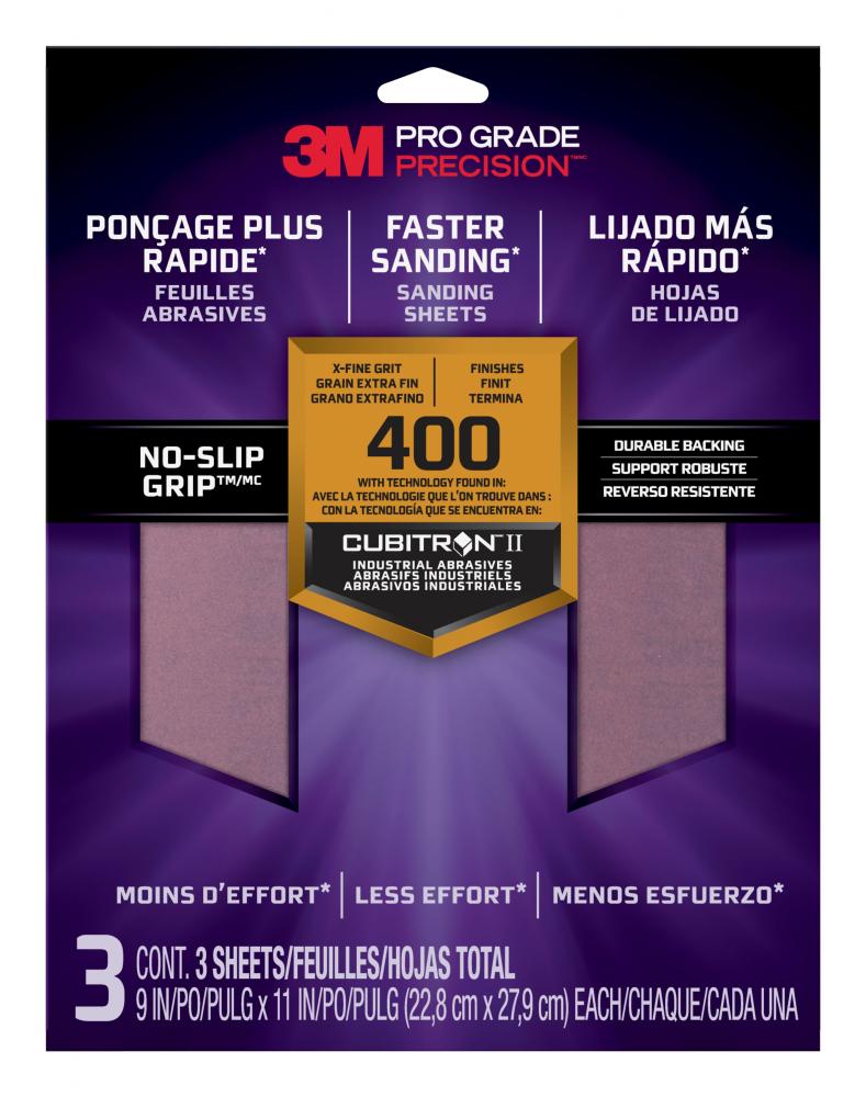 3M™ Pro Grade Precision™ Faster Sanding Sanding Sheets 26400TRI-3