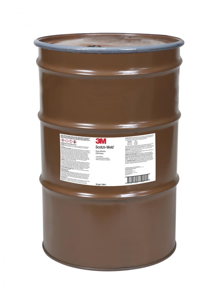 3M™ Scotch-Weld™ Epoxy Adhesive, 2290, amber, 55 gal. (250.03 l)