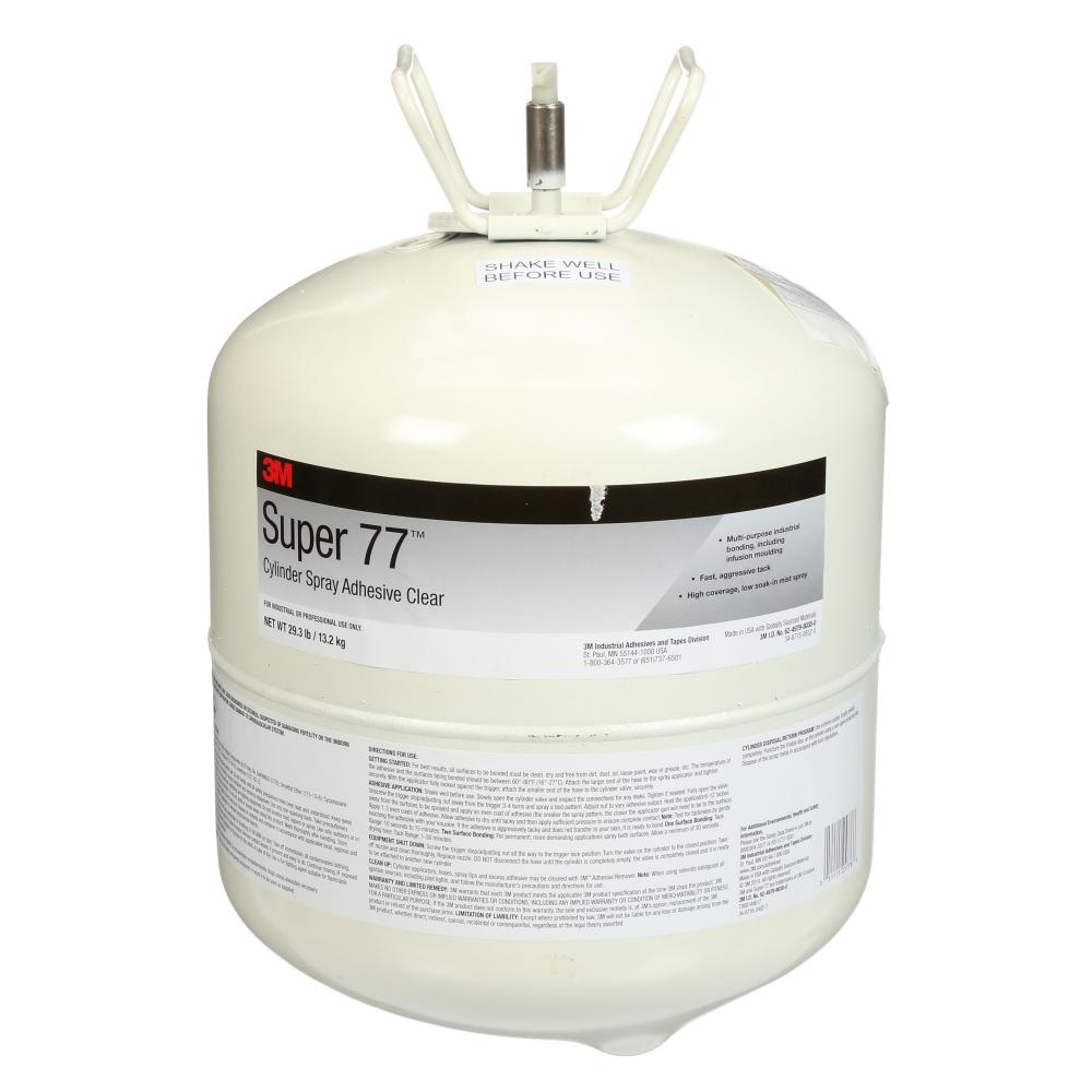 3M™ Super 77™ Multipurpose Spray Adhesive, 29.3 lbs (8.8 kg)