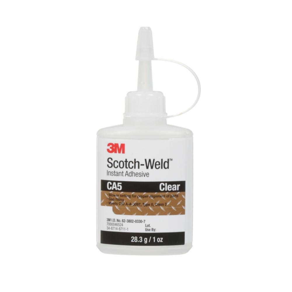 3M™ Scotch-Weld™ Instant Adhesive, CA5, clear, 1 fl. oz. (28.3 g)