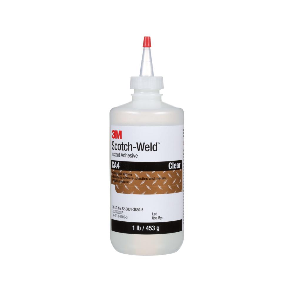 3M™ Scotch-Weld™ Instant Adhesive, CA4, clear, 1 lb (453 g)